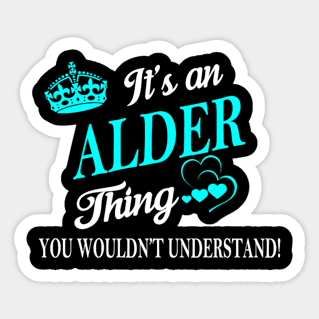 ALDER Sticker by Esssy